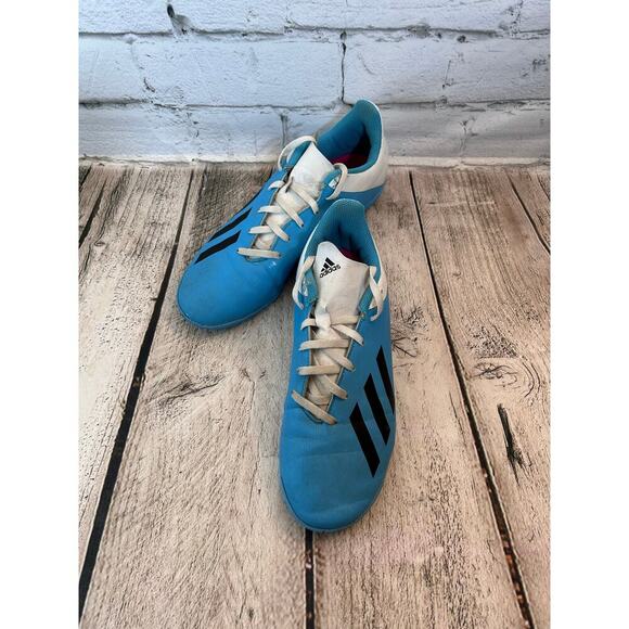 ADIDAS Unisex Youth X 19.4 Indoor Football/Soccer Shoes / Size: 6 - Picture 1 of 12
